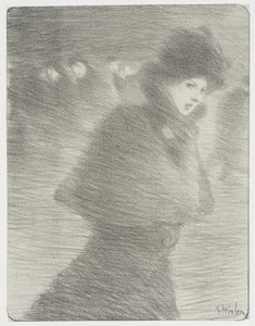 Kvindesange af Théophile Alexandre Steinlen