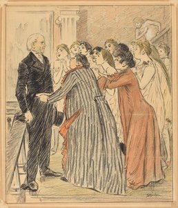Den gamle dekanens eventyr (The Adventure of the Old Dean) af Théophile Alexandre Steinlen