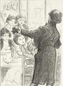 Sangeren fra skoven af Théophile Alexandre Steinlen