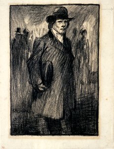 På boulevarden af Théophile Alexandre Steinlen