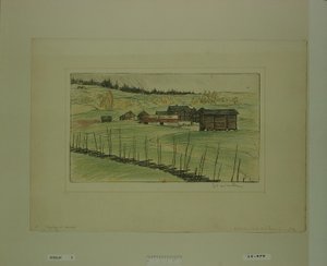 [Landskab i Norge] af Théophile Alexandre Steinlen