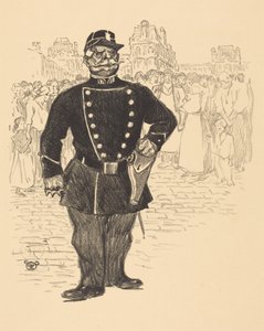 Fred i gaderne af Théophile Alexandre Steinlen