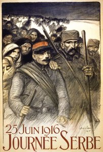 Serbian Day, 25. juni af Théophile Alexandre Steinlen
