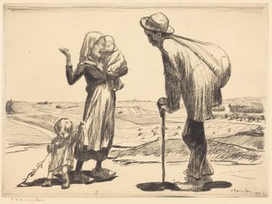 Den fjerne by af Théophile Alexandre Steinlen