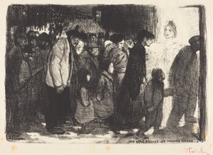 Til de sande fattige: de onde rige af Théophile Alexandre Steinlen