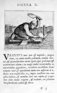 Profetifigur X fra Prognostication of the Eximii Doctor Paracelsus, 1536 af Theophrastus Bombastus von Hohenheim Paracelsus