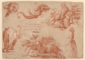 Titelside, fra "IXe Cahier de Fragment" af Therèse Éléonore Lingée