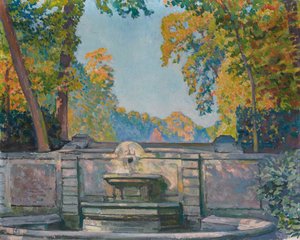 Springvand, ca 1917-1922. af Théo van Rysselberghe