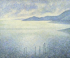 Kystscene. Omkring 1892 af Théo van Rysselberghe