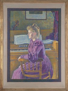 Maria Sèthe på Harmonium af Théo van Rysselberghe