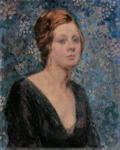 Portræt af Valentine Tessier, 1914 af Théo van Rysselberghe