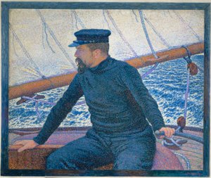 Signac på sin båd