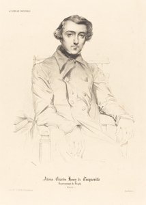 Alexis Charles Henry de Tocqueville af Théodore Chassériau