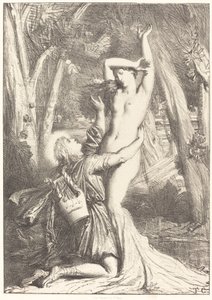 Apollo og Daphne af Théodore Chassériau