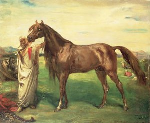 Hadji, en arabisk hingst, 1853 af Théodore Chassériau