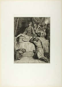 Åh! Åh! Åh!, tallerken fjorten fra Othello af Théodore Chassériau