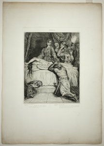 Oh! Oh! Oh!, plade 14 fra Othello af Théodore Chassériau