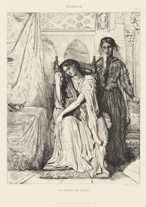 Othello Suite, no. 9dani af Théodore Chassériau