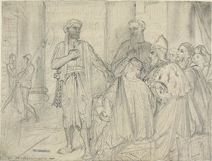 Othellos tale til senatorerne i Venedig af Théodore Chassériau