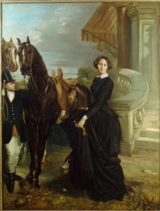 Portræt af grevinden af ​​Ranchicourt af Théodore Chassériau