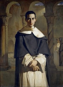Portræt af Henri Dominique Lacordaire, 1840. af Théodore Chassériau