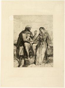 Hun takkede mig, plade to fra Othello af Théodore Chassériau