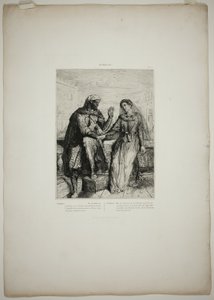 Hun takkede mig, plade to fra Othello af Théodore Chassériau