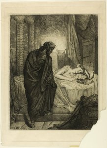 Yet She Must Die, tallerken elleve fra Othello af Théodore Chassériau