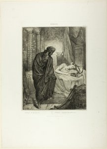 Yet She Must Die, tallerken elleve fra Othello af Théodore Chassériau