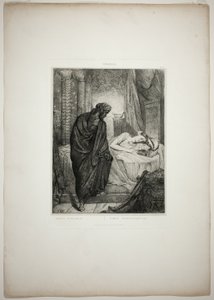 Yet She Must Die, planche 11 fra Othello af Théodore Chassériau