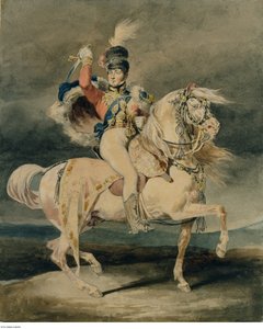 Géricault - George IV som prins af Wales (efter Harlow), sandsynligvis 1820 - 1821 af Theodore Gericault