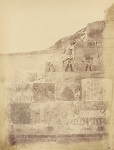 Medînet-el-Bahari (Theben) af Théodule Devéria