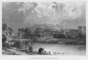 Appleby, Westmorland (gravering) af Thomas (after) Allom