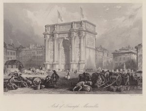 Triumfbuen, Marseille (gravering)