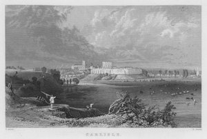 Carlisle (gravering) af Thomas (after) Allom