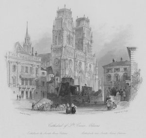Katedralen i Ste-Croix, Orleans (gravering)