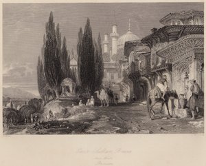 Emir Sultan, Brusa, Lilleasien, Brousse (gravering)