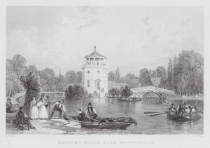 Radford Folly, nær Nottingham (gravering) af Thomas (after) Allom