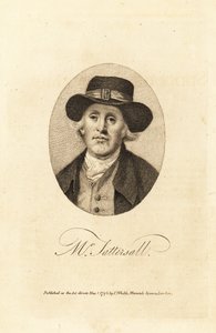 Portræt af Richard Tattersall (1724-1795), grundlæggeren af væddeløbshesteauktionen Tattersalls i Hyde Park Corner, London af Thomas (after) Beach