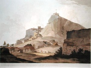Sydøstlig visning af Trichinopoly, plade 49 fra "Oriental Scenery: Twenty Four Views in Hindoostan