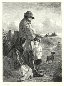 Lord Byrons barn Harold, Canto I, strofe 13 (gravering) af Thomas (after) Faed
