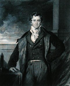 Portræt af Sir Humphry Davy (1778-1829), fra 
