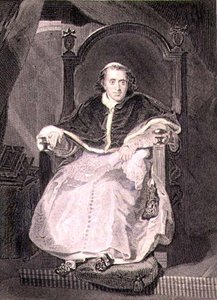 Den romerske pave, Pius VII (Luigi Barnaba Chiaramonti) (1742-1823) indgraveret af Samuel Freeman (1773-1857) pub. af A. Fullarton & Co. (gravering)