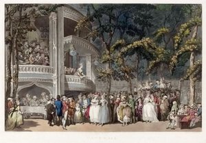 Vauxhall Gardens, London i det 18. århundrede