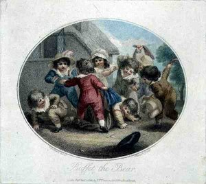 Buffet the Bear, indgraveret af Charles Knight (1743-c.1826), pub. af J.F. Tomkins