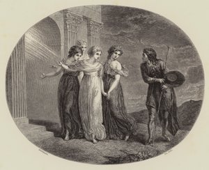 Invitationen, fra "Pilgrims Fremskridt" (gravering)