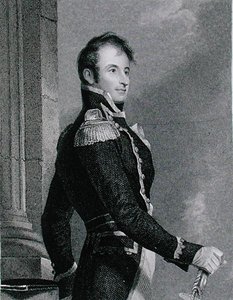 Stephen Decatur (1779-1820), graveret af Asher Brown Durand (1796-1886) efter en kopi af originalen af James Herring (1794-1867) (gravering) af Thomas (after) Sully