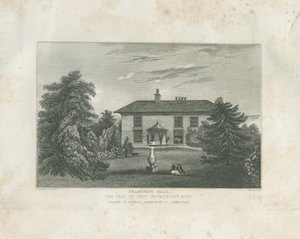 Checkley - Beauhurst Hall: gravering, nd [c 1820-1830] (tryk) af Thomas (after) Underwood