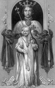 Richard II og Henrik IV, konger af England.