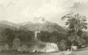 Belvoir Castle, Leicestershire af Thomas Allom